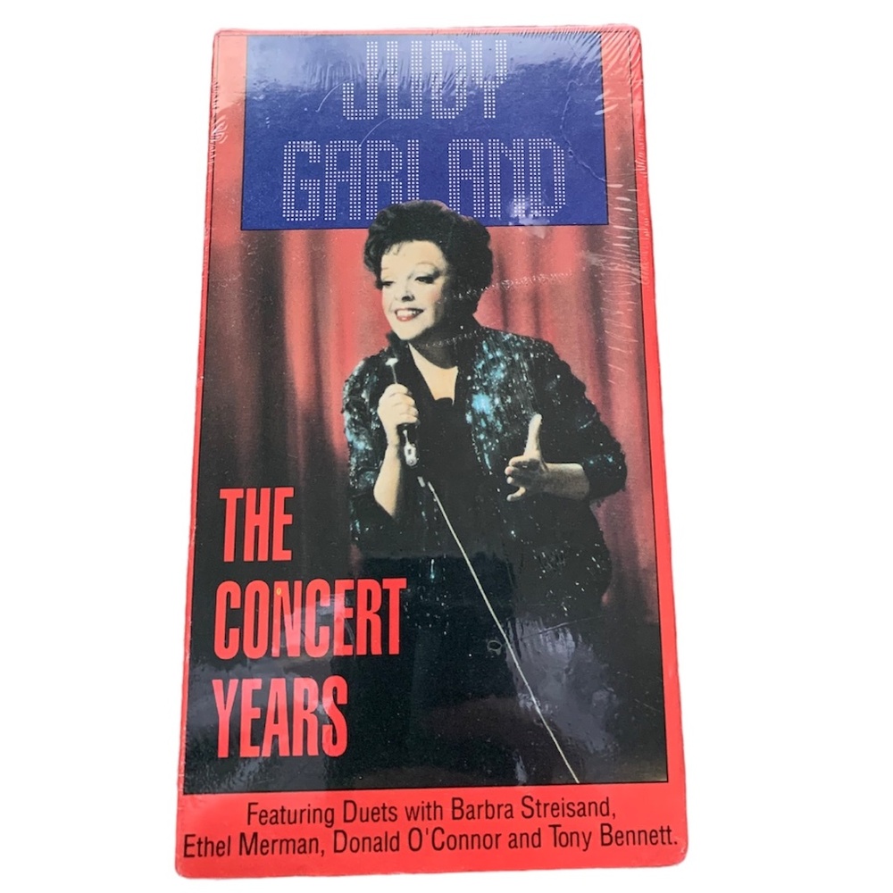Judy Garland The Concert Years VHS Vintage Tape